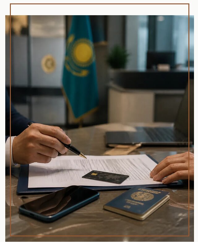 Открытие счета и банковской карты в Казахстане в Шадринске